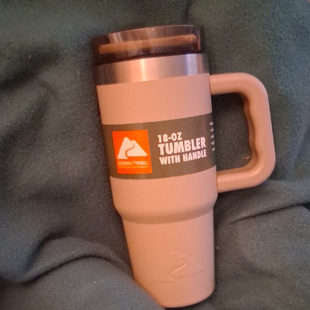 Ozark Trail Pink 18-oz Tumbler with Handle
